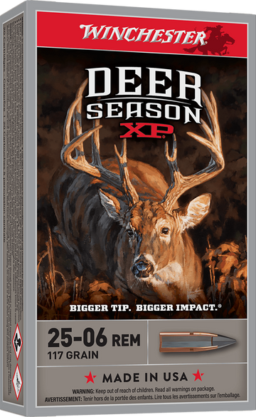 Winchester Ammo Deer Season XP 25-06 Rem 117gr Extreme Point - Box or Case