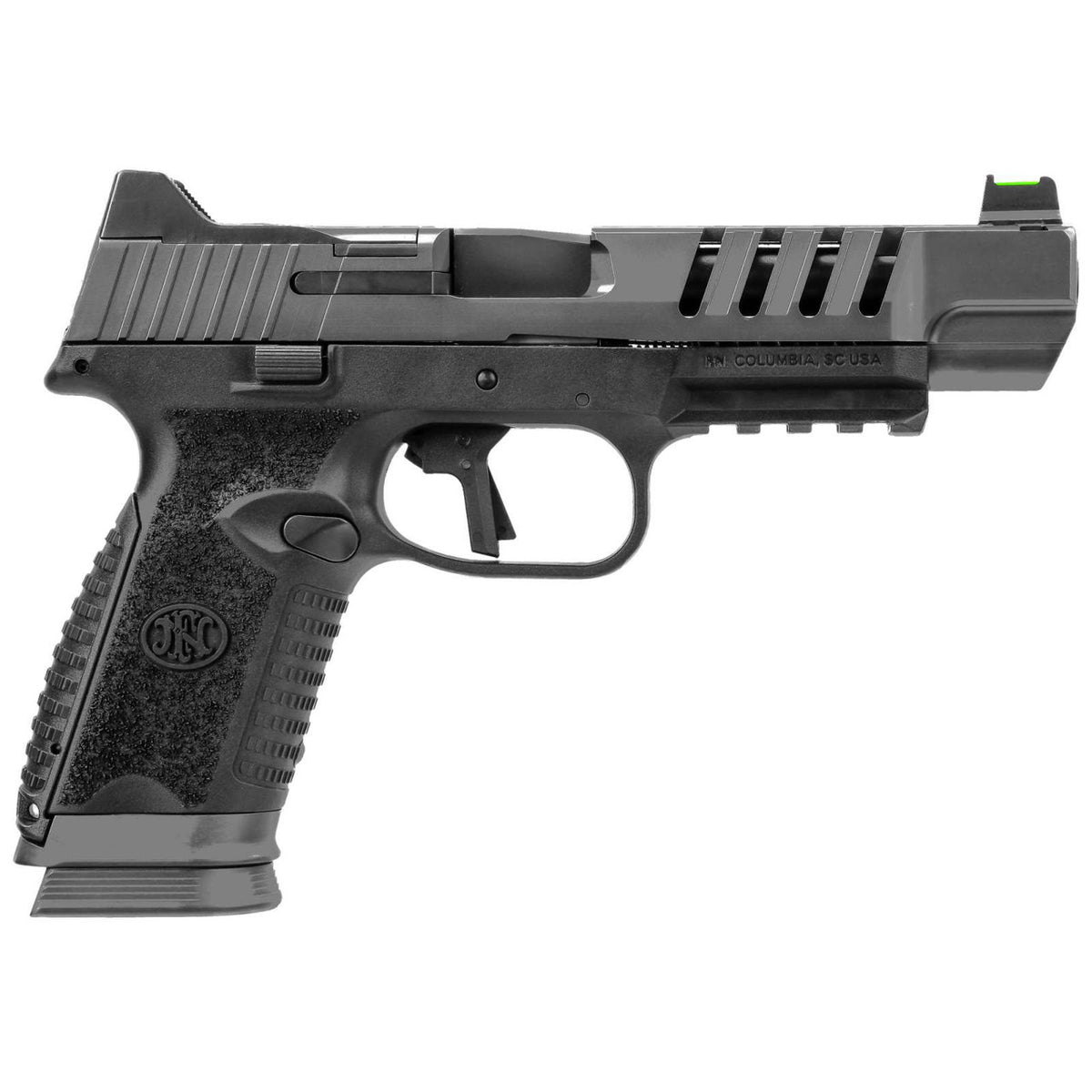 FN 66-100843 509 LS Edge 9mm Luger 5 17+1 (3) Black Graphite PVD Steel Slide Black Interchangeable Backstrap Grip