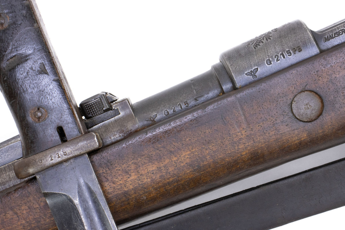 Kar98k M937B 8mm WWII (Portuguese Contract) Mauser - Matching Bayonet and Serial Number G215PB