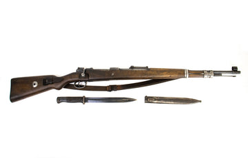 German Kar98k M937B 8mm WWII (Portuguese Contract) Mauser - Matching Bayonet and Serial Number F6765PB