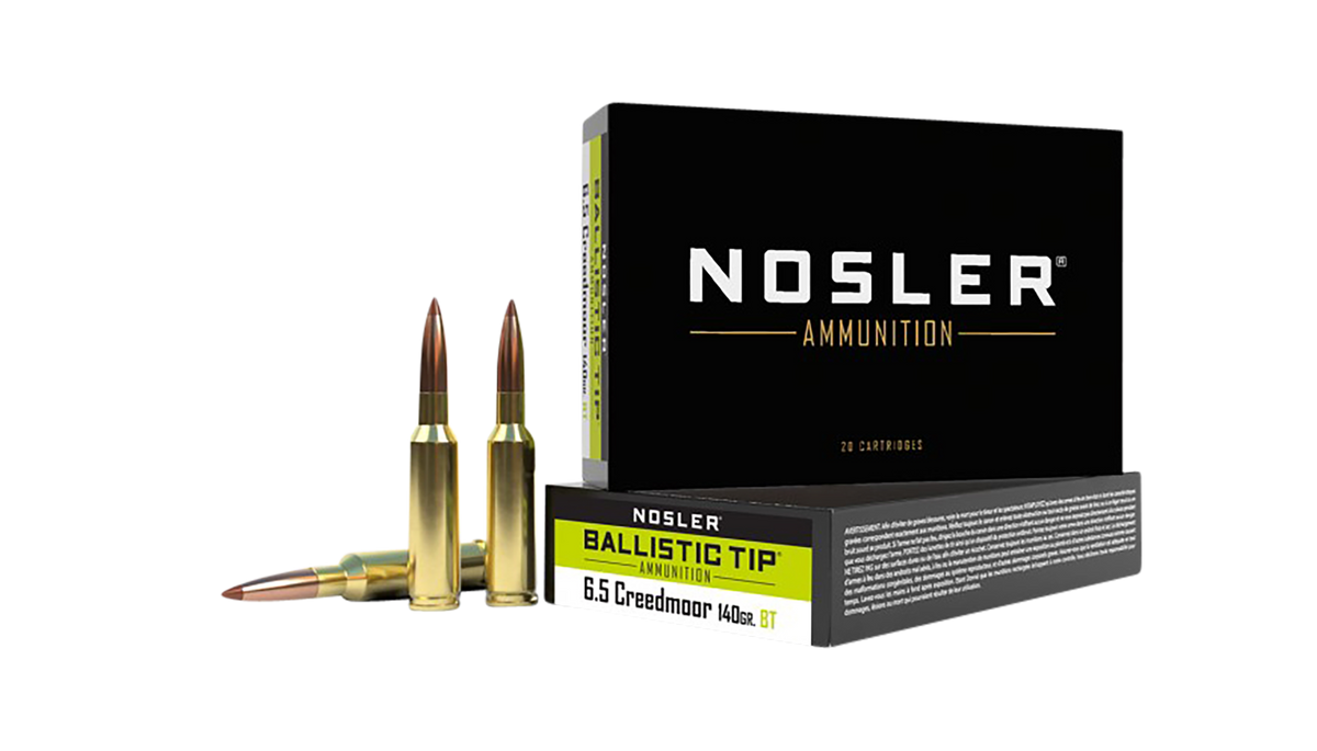 Nosler Ballistic Tip 6.5 Creedmoor 140gr Spitzer 20-Rd/Box - Box or Case