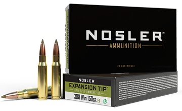 Nosler E-Tip 308 Win 150gr Lead-Free 20-Rd/Box - Box or Case