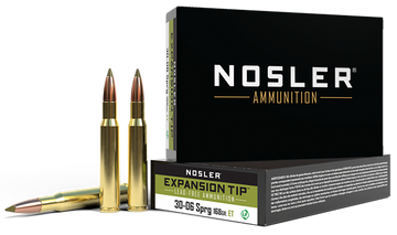 Nosler E-Tip 30-06 Springfield 168gr Lead-Free 20-Rd/Box - Box or Case