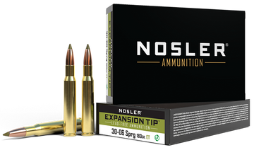 Nosler E-Tip 30-06 Springfield 180gr Lead-Free 20-Rd/Box - Box or Case