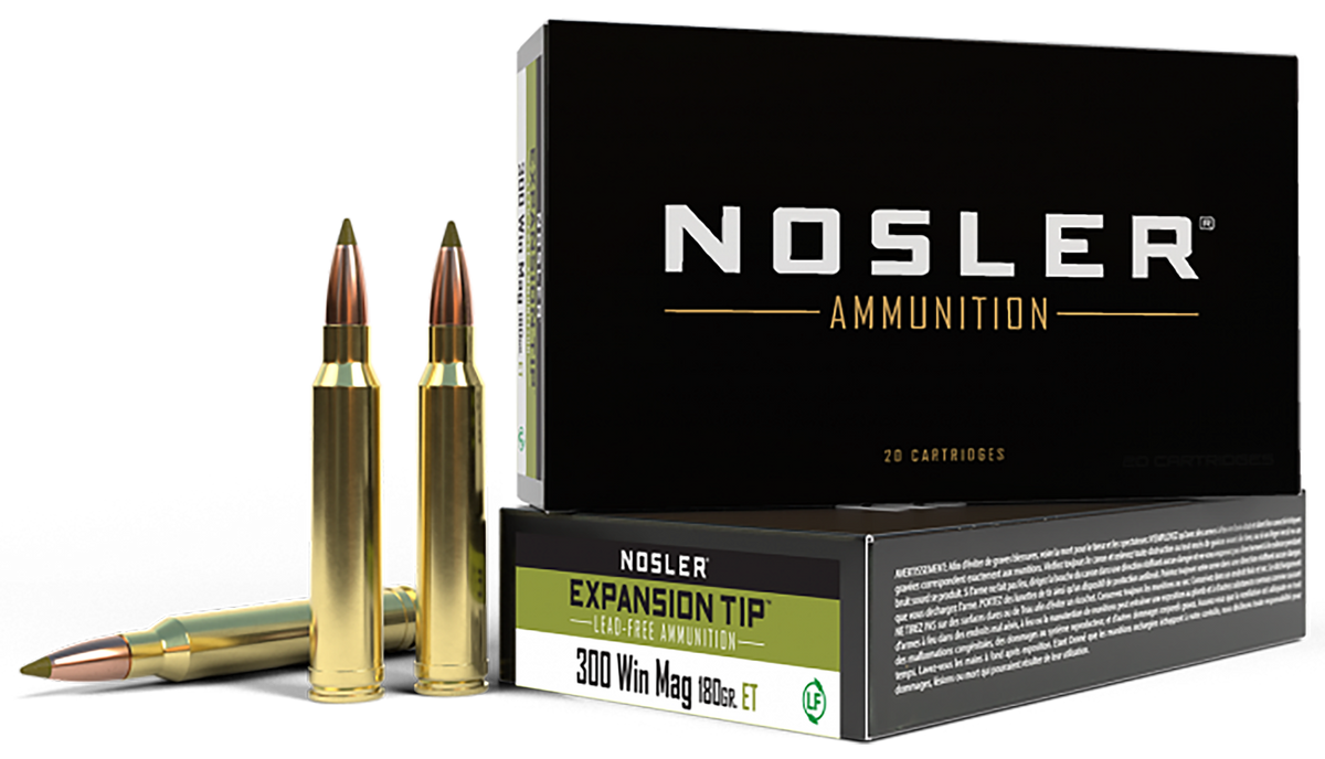 Nosler E-Tip 300 Win Mag 180gr Lead-Free 20-Rd/Box - Box or Case