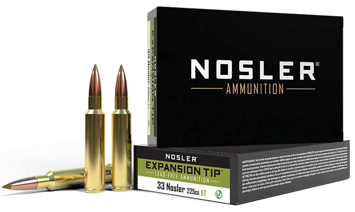 Nosler E-Tip 33 Nosler 225gr Lead-Free 20-Rd/Box - Box or Case