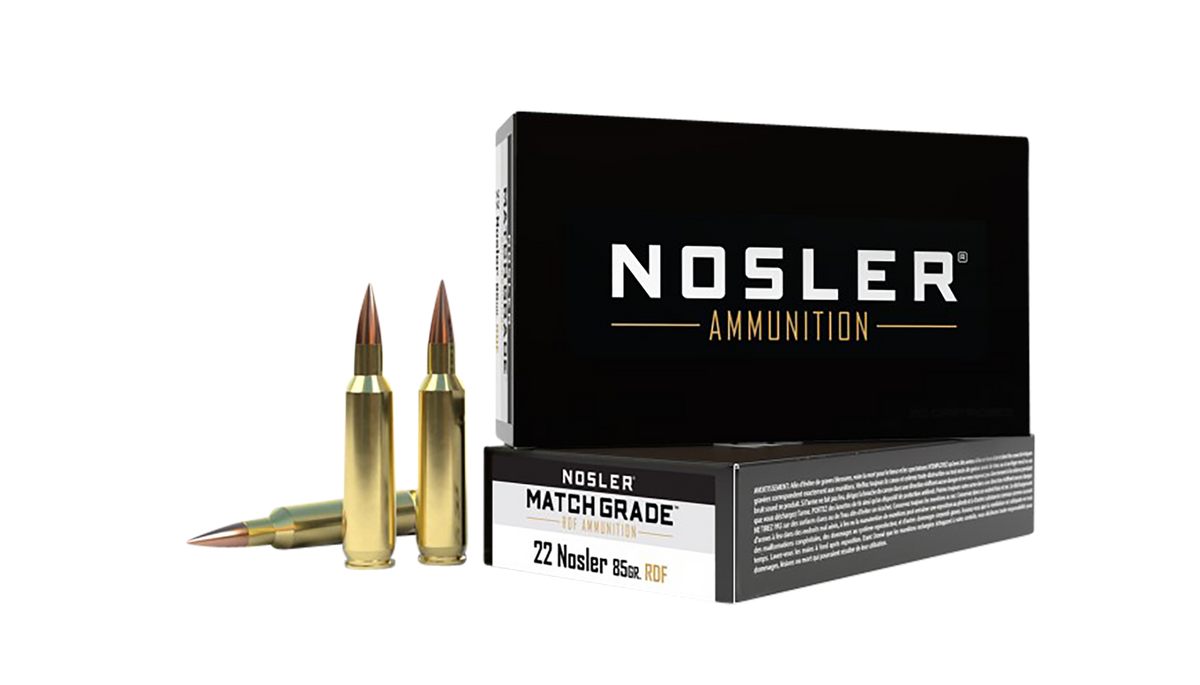 Nosler Match Grade RDF 22 Nosler 85gr HPBT 20-Rd/Box - Box or Case