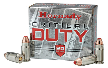 Hornady Critical Duty 9mm Luger +P 124gr FlexLock - Box or Case