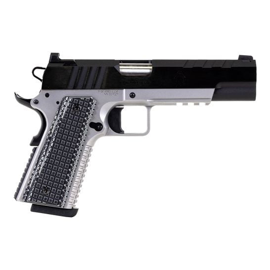Springfield 1911 Emissary 9mm 5" 9 Rd Semi-Auto Pistol - Blued/Stainless - New