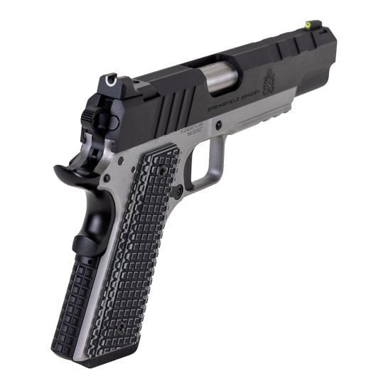 Springfield 1911 Emissary 9mm 5" 9 Rd Semi-Auto Pistol - Blued/Stainless - New