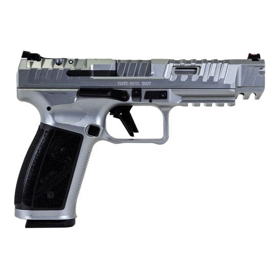 Canik SFx Rival-S Chrome 9mm 5" 18 Rd Semi-Auto Pistol w/MeCanik MO2 Optic - New