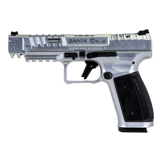 Canik SFx Rival-S Chrome 9mm 5" 18 Rd Semi-Auto Pistol w/MeCanik MO2 Optic - New