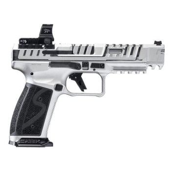Canik SFx Rival-S Chrome 9mm 5" 18 Rd Semi-Auto Pistol w/MeCanik MO2 Optic - New