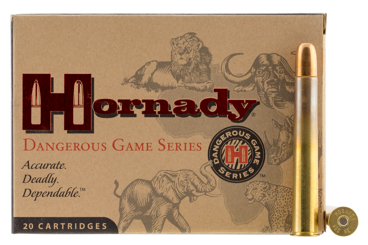 Hornady Dangerous Game 470 Nitro Express 500gr DGS - Box or Case