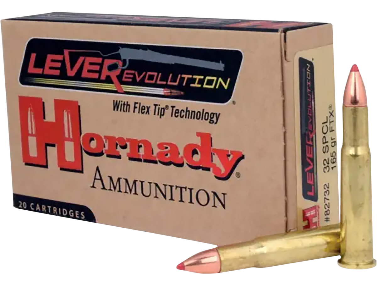 Hornady LEVERevolution 32 Win Special 165gr FTX 20rd - Box or Case