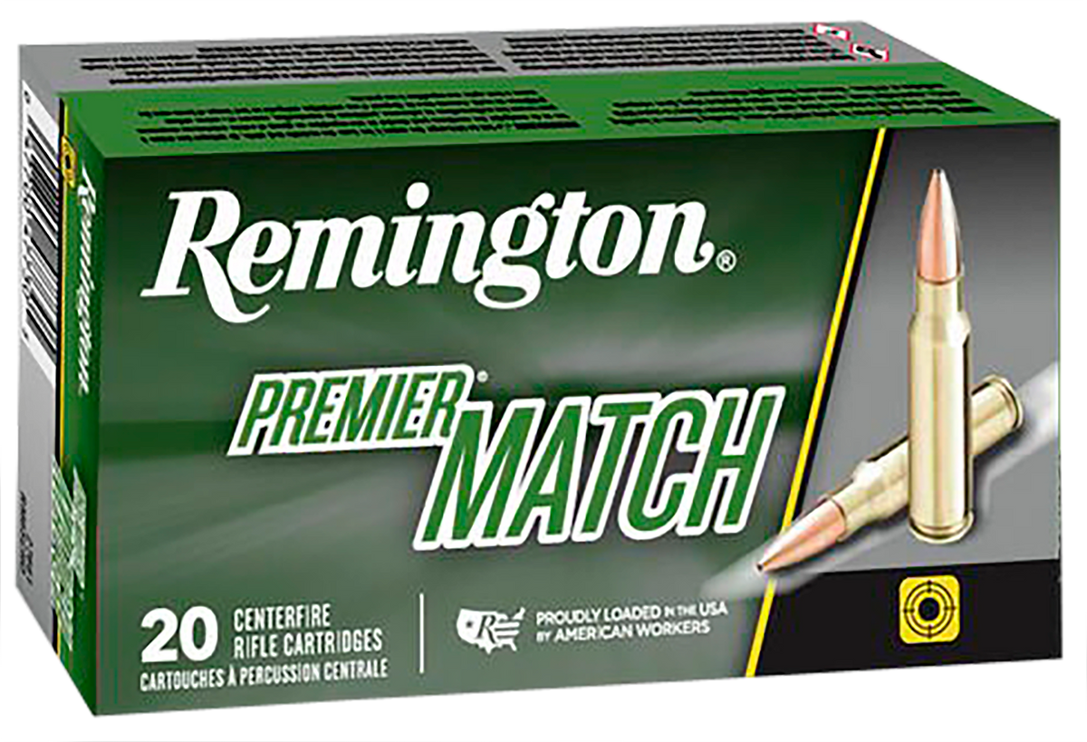 Remington Ammunition Premier Match 308 Win 175gr Sierra MatchKing BTHP 20rd - Box or Case