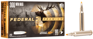Federal Premium 300 Win Mag 180gr Trophy Bonded Tip 20rd - Box or Case