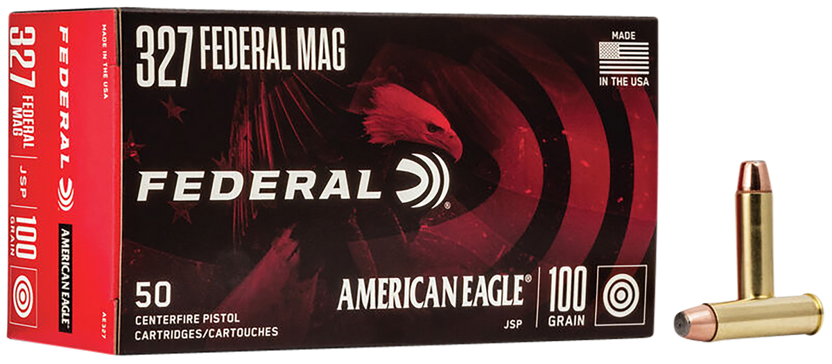 Federal American Eagle 327 Federal Mag 100gr Soft Point 50rd - Box or Case