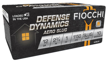 Fiocchi Defense Dynamics Aero 12 Gauge 2.75" 1 oz Rifled Slug - Box or Case