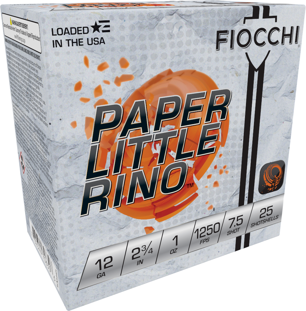 Fiocchi Paper Little Rino Extrema 12 Gauge 2.75" 1 oz 7.5 Shot - Box or Case
