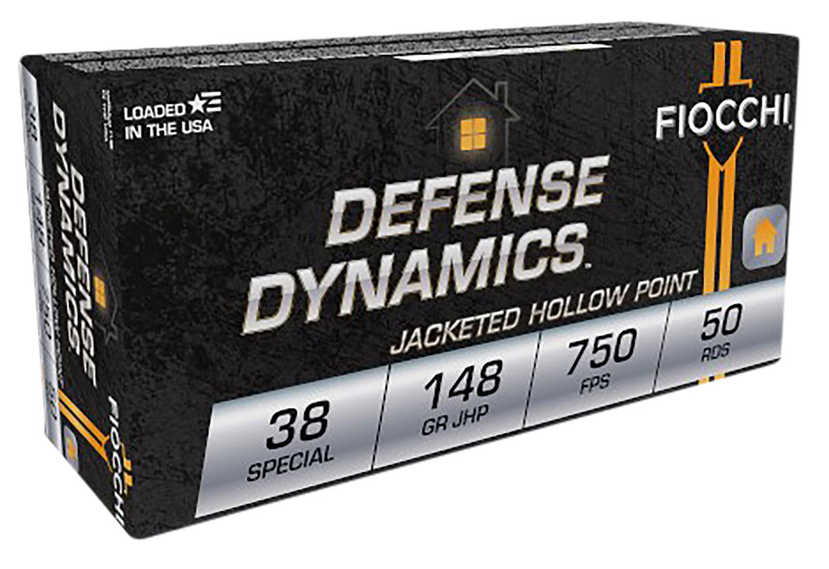 Fiocchi Defense Dynamics 38 Special 148gr JHP - Box or Case