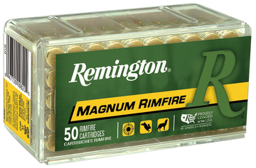 Remington Ammunition Magnum Rimfire 22 WMR 40gr Jacketed Hollow Point - Box or Case