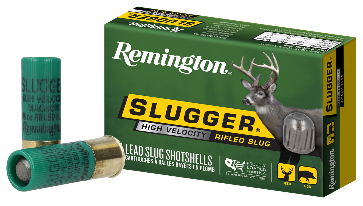 Remington Ammunition Slugger High Velocity 12 Gauge 2.75" 7/8 oz Rifled Slug 1800 fps - Box or Case