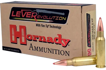 Hornady LEVERevolution 338 Marlin Express 200gr FTX - Box or Case