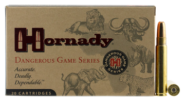 Hornady Dangerous Game .416 Ruger 400gr DGS Ammo - Box or Case