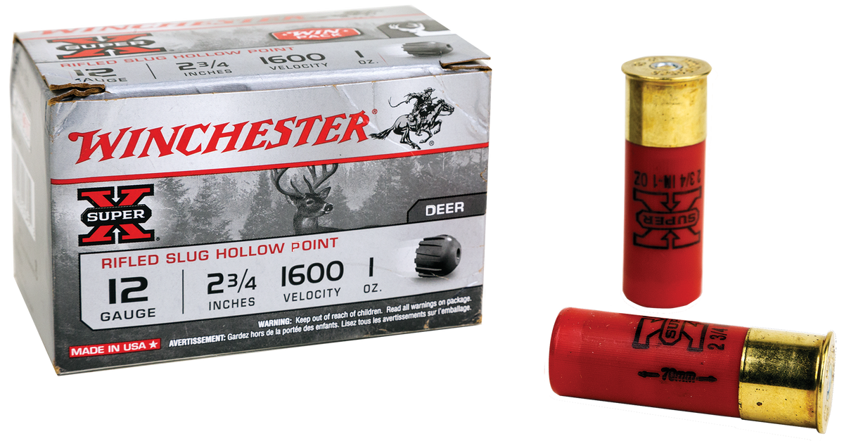 Winchester Ammo Super X 12 Gauge 2.75" 1oz HP Rifled Slug 15 Rd - Box or Case