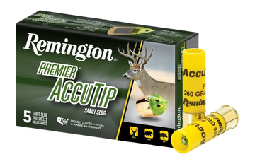 Remington Ammunition Premier AccuTip 20 Gauge 2.75" 260gr Sabot Slug - Box or Case
