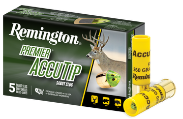 Remington Ammunition Premier AccuTip 20 Gauge 3" 260gr Sabot Slug - Box or Case