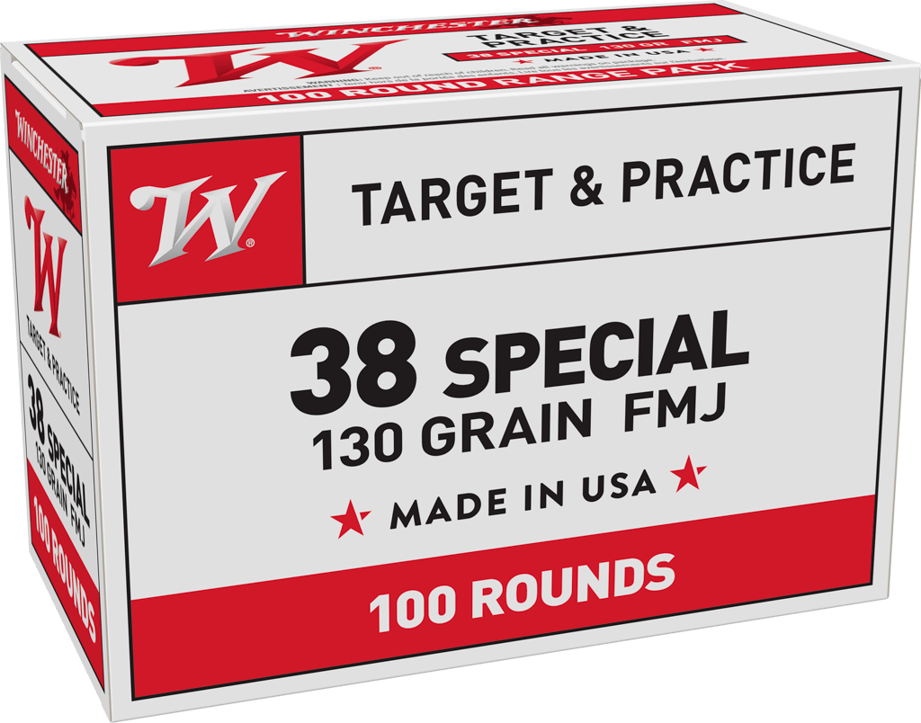 Winchester Ammo USA Value Pack 38 Special 130gr FMJ 100 Rd - Box or Case
