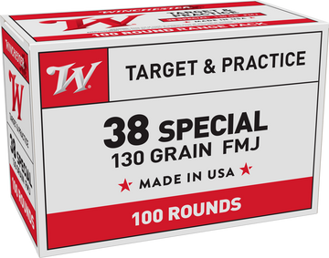 Winchester Ammo USA Value Pack 38 Special 130gr FMJ 100 Rd - Box or Case
