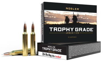 Nosler Trophy Grade 264 Win Mag 130gr AccuBond 20-Rd/Box - Box or Case