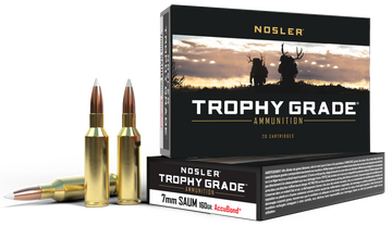 Nosler Trophy Grade 7mm Rem SA Ultra Mag 160gr Spitzer Partition 20-Rd/Box - Box or Case