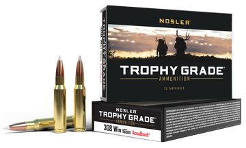 Nosler Trophy Grade 308 Win 165gr AccuBond 20-Rd/Box - Box or Case