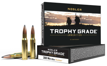 Nosler Trophy Grade 308 Win 165gr Nosler Spitzer Partition 20rd/Box - Box or Case