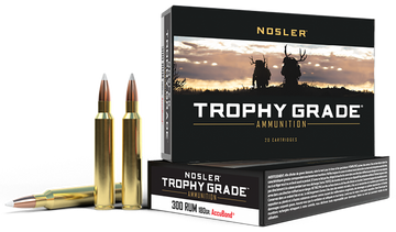 Nosler Trophy Grade 300 RUM 180gr AccuBond 20-Rd - Box or Case
