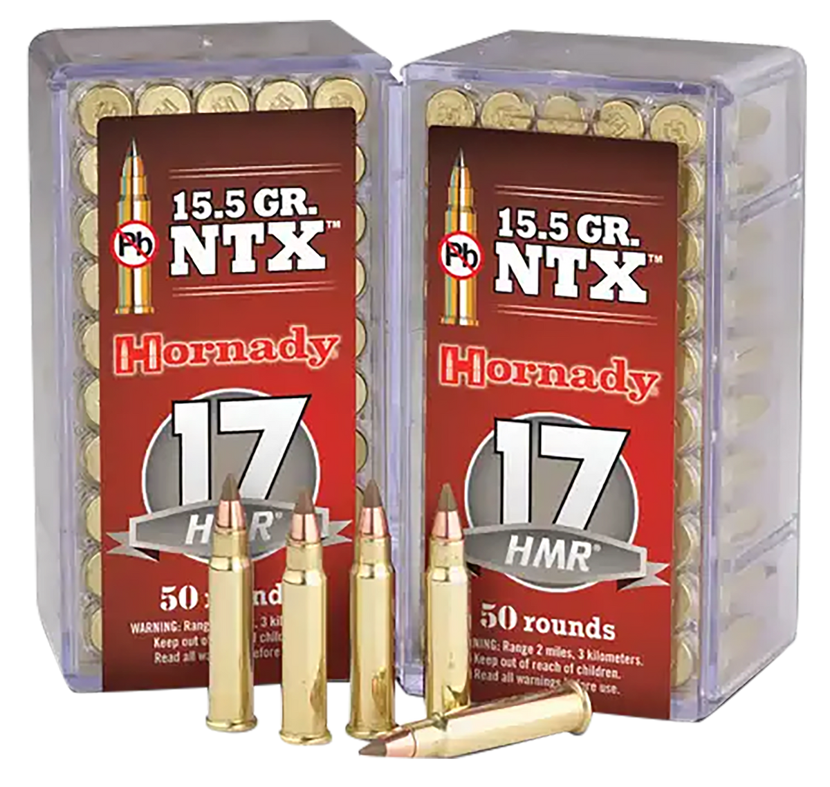 Hornady Varmint Express 17 HMR 15.5 gr NTX Lead-Free 50 Per Box - Box or Case