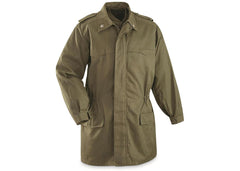 Italian OD Parka with Liner - Extra Large - Used