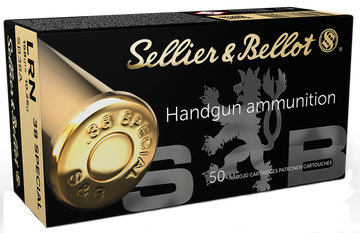 Sellier & Bellot Target 38 Special 158gr Lead Round Nose - Box or Case