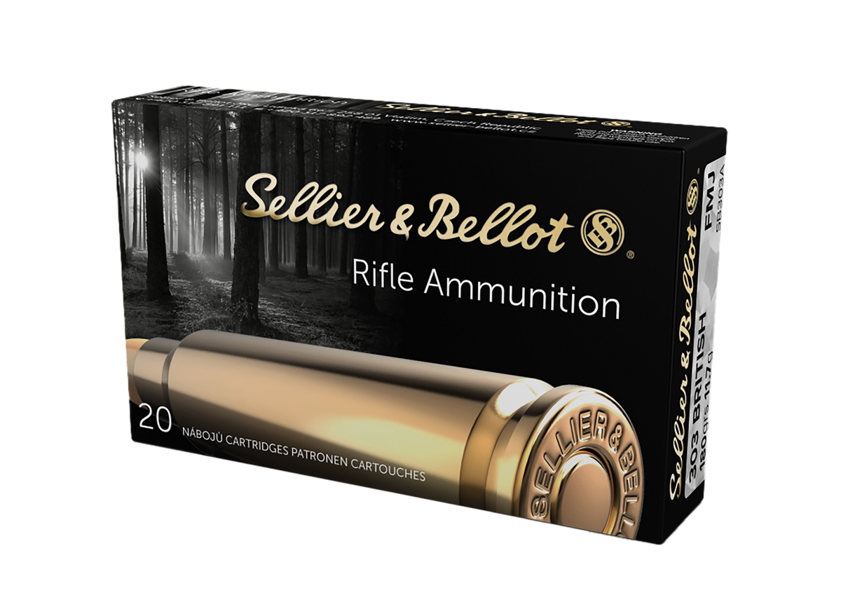 Sellier & Bellot SB303A 303 British 180 gr Full Metal Jacket - Box or Case