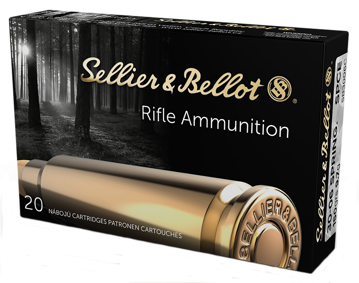 Sellier & Bellot SB3006C Rifle 30-06 Springfield 150gr SPCE Soft Point Cut-Through Edge - Box or Case