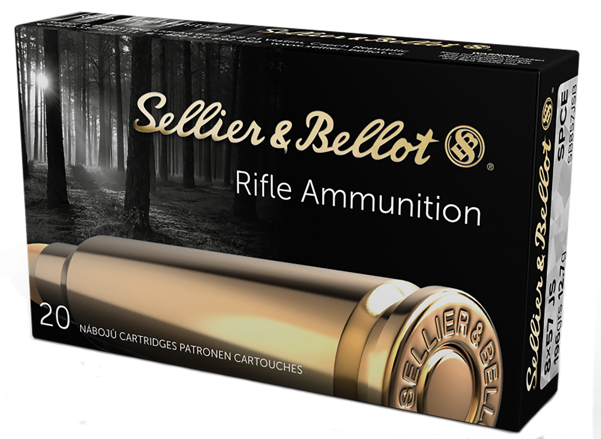 Sellier & Bellot SB857JSB Rifle 8x57 JS 196 gr Soft Point Cut-Through Edge (SPCE) 20 Bx/ 20 Cs - Box or Case