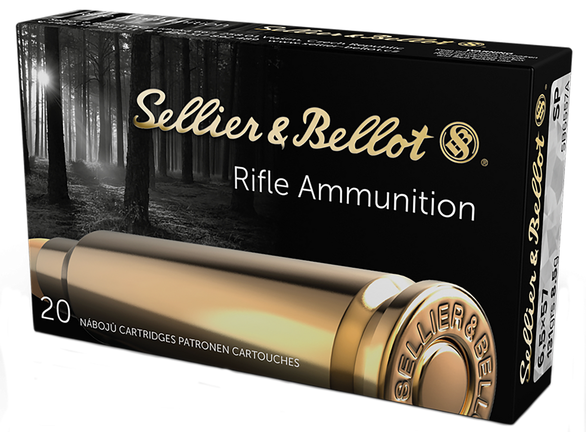 Sellier & Bellot SB6557A Rifle 6.5x57mm 131gr Soft Point 20rd Box - Box or Case