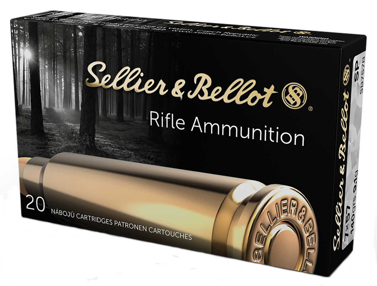 Sellier & Bellot SB757B Rifle 7x57mm Mauser 140gr Soft Point 20rd Box/20 Case - Box or Case