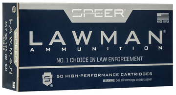 Speer Ammo Lawman 357 Sig 125gr TMJ Flat Nose 50 Bx/20 Cs - Box or Case