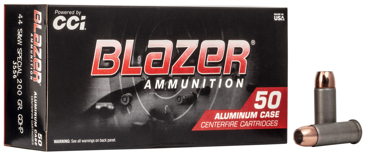 CCI Blazer 44 S&W Special 200gr Jacketed Hollow Point - Box or Case