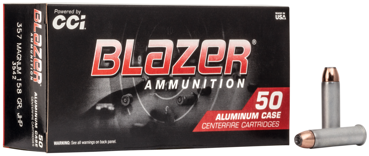 CCI Blazer 357 Mag 158gr JHP 50/Box 20 Case - Box or Case